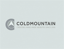 Tablet Screenshot of coldmountain.co.uk